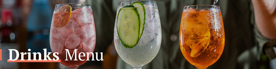 Drinks Menu at The Lescar